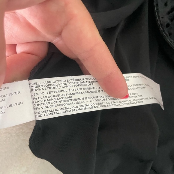 Moon River Whimsical Black Velvet Lace Sleeve Blouse - Picture 12 of 14